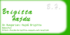 brigitta hajdu business card